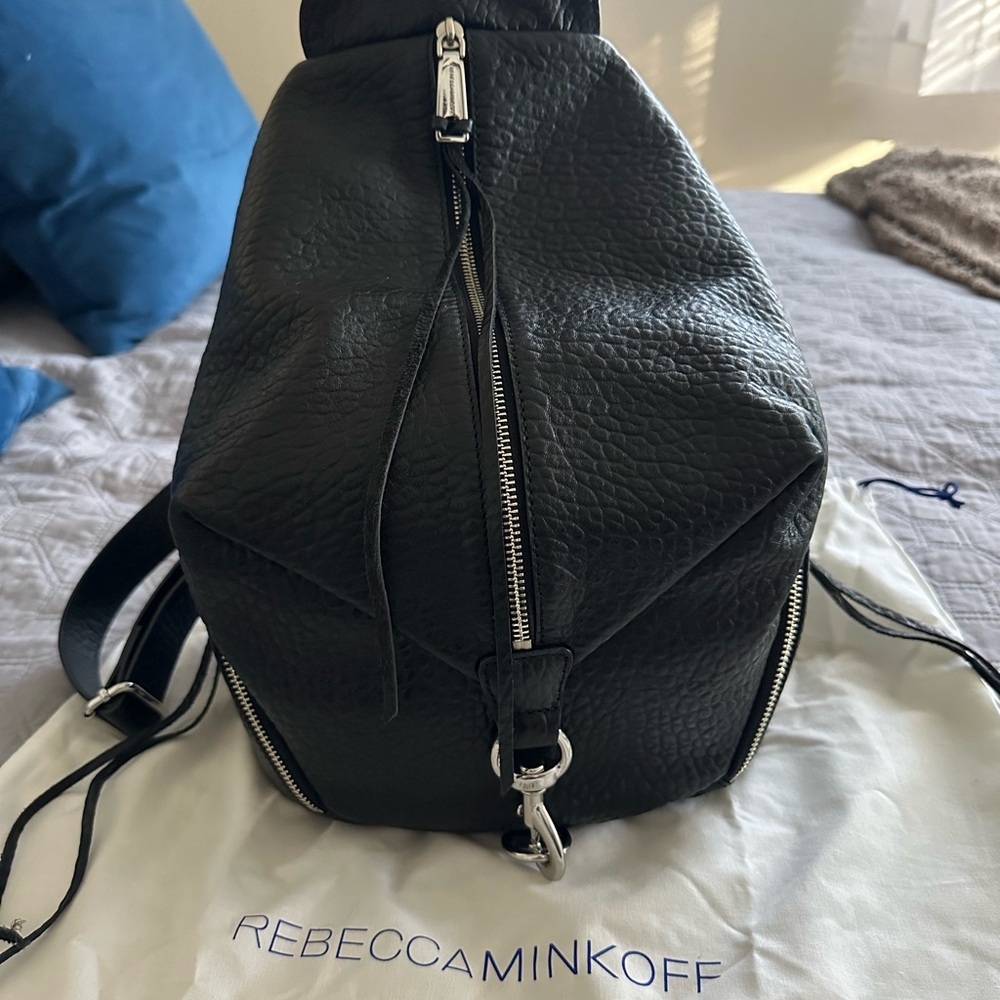 Rebecca Minkoff Black Leather Backpack